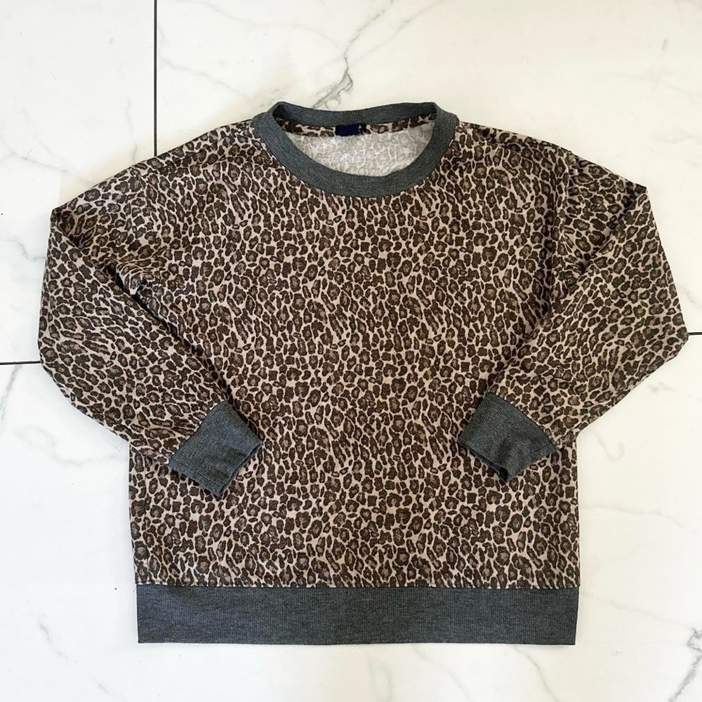Leopard Print Women's Sweater